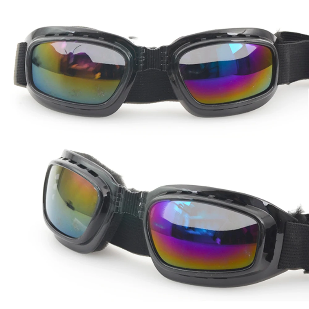 

1pcs Windproof Mirror Windproof Dustproof Color Film Welding Mirror Splash Proof Folding Goggles Car Accessories Goggles