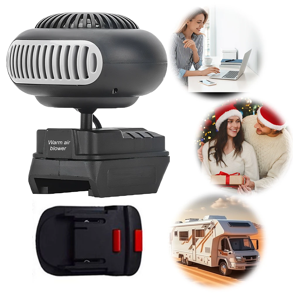 Портативный небольшой обогреватель 170 Вт настольный с питанием от аккумулятора