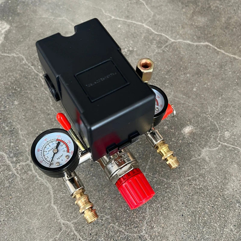 Pressure Assembly Bracket Manual Adjustment Red On/off Handle Control Switch Air Pump Regulator Switch