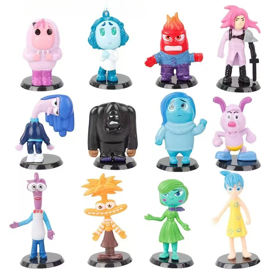 Inside Out 12 шт. специальная агентская команда статуя из ПВХ фигурка настольная