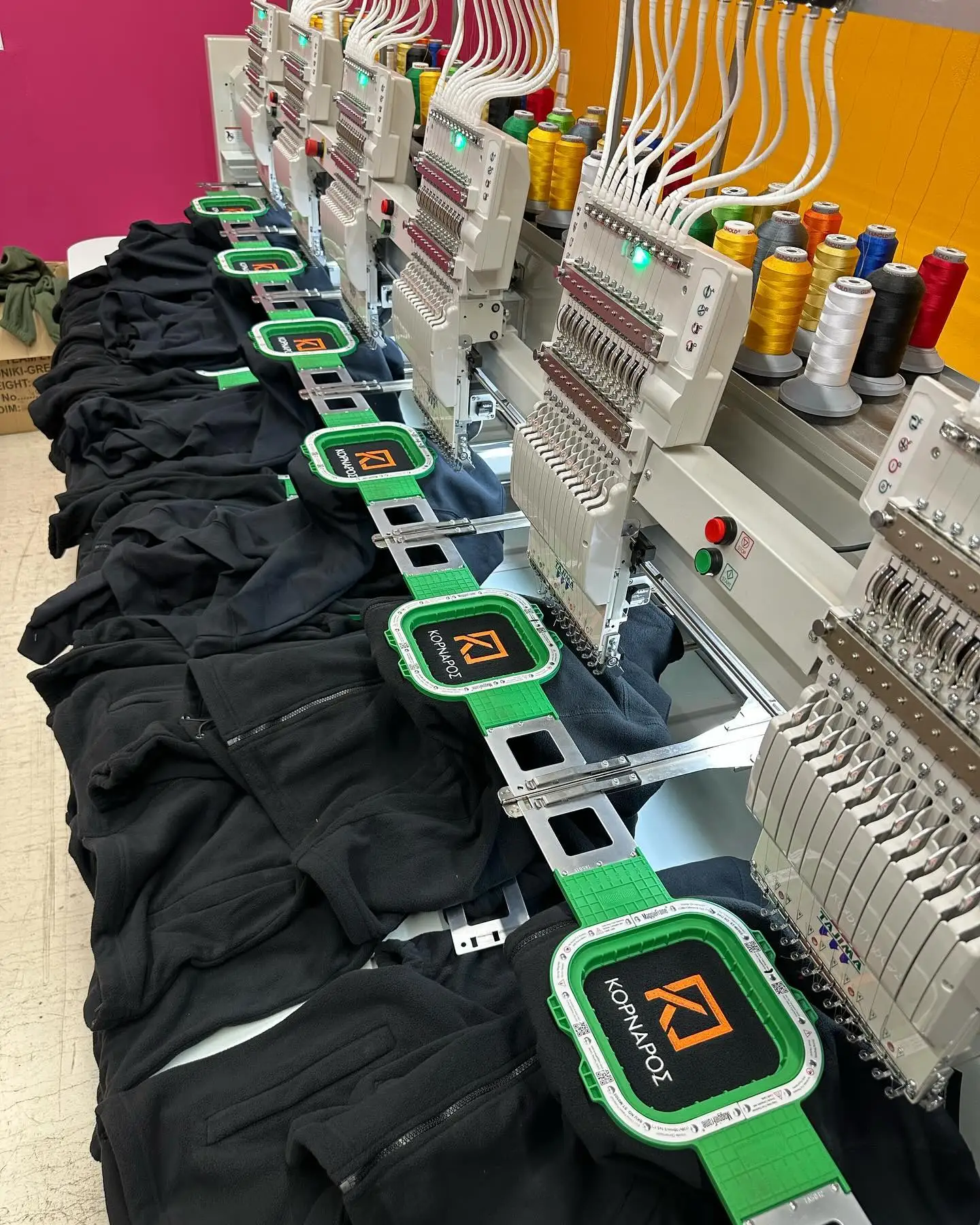 Магнитные обручи Sew Tech для Tajima TEMX 1501 TFMX-C1201 и т. д. Вышивальная машина MaggieFrame Могучие