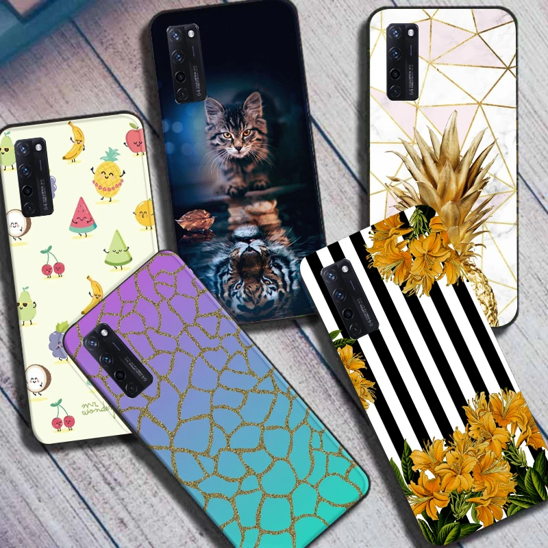 Чехол для ZTE Axon 20 5G, силиконовый мягкий чехол для телефона с принтом для ZTE Axon 20 4G, чехол s Axon20, бампер из ТПУ, чехол с цветочным принтом