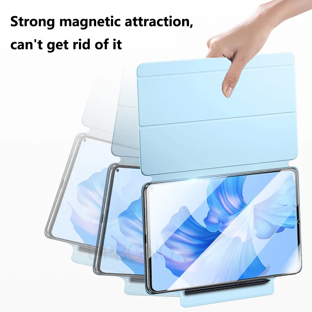 Умный Магнитный чехол UPBGNG для Huawei MatePad Pro 11 2022 защитный планшета умный кожаный