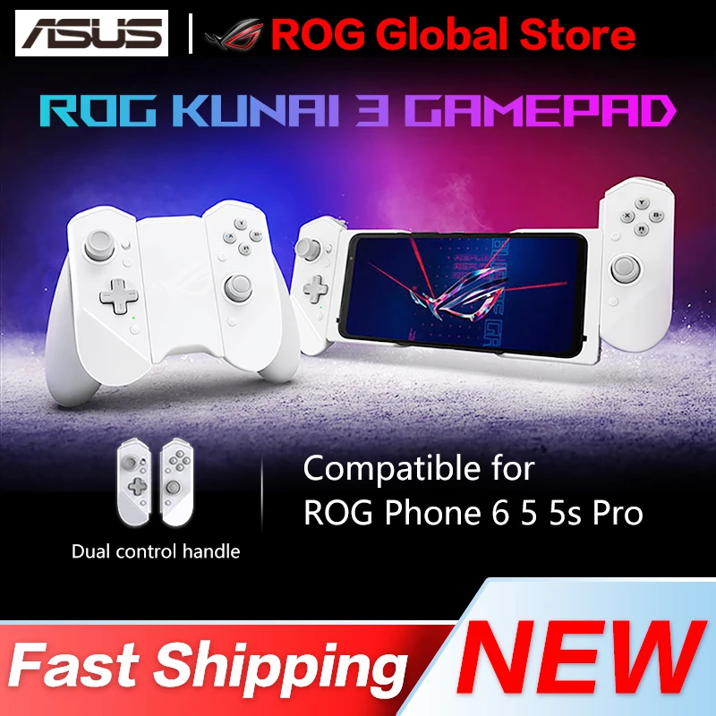 ROG Kunai 3 геймпад ZS661KSCL Phone 6 5 5S Pro аксессуар двойной контроллер 2 4 ГГц USB Bluetooth
