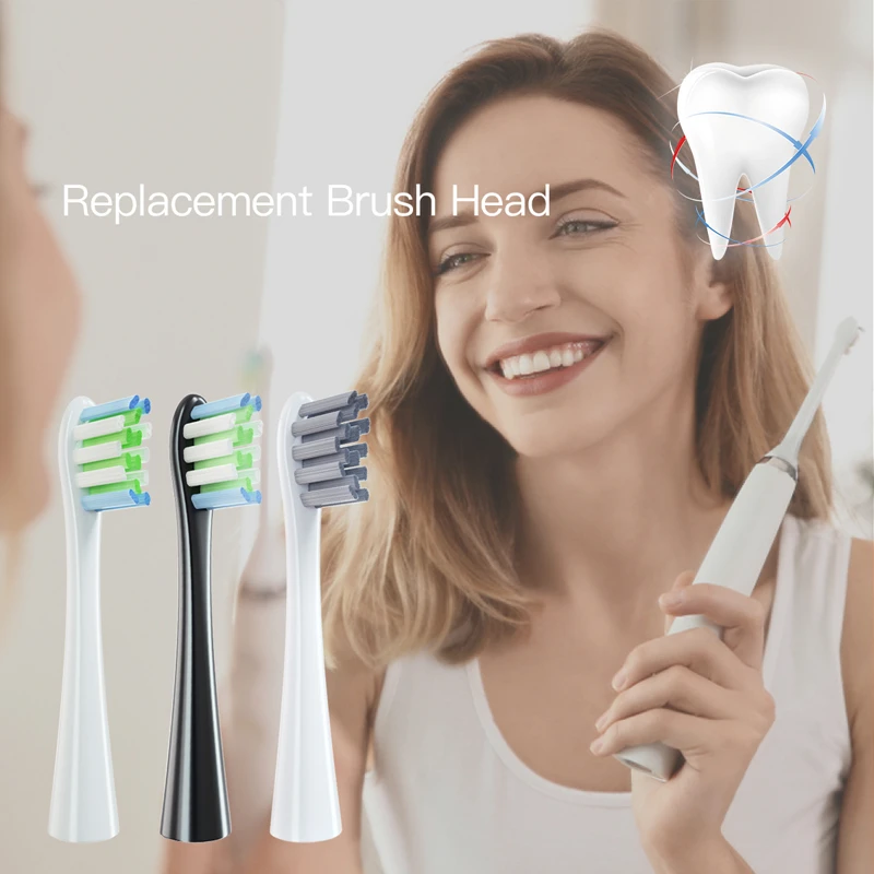 

Replacement Brush Head For Oclean X/ X PRO/ Z1/ F1/ One/ Air 2 /SE Dupont Toothbrush Head 12 Pcs Soft Electric Toothbrushes