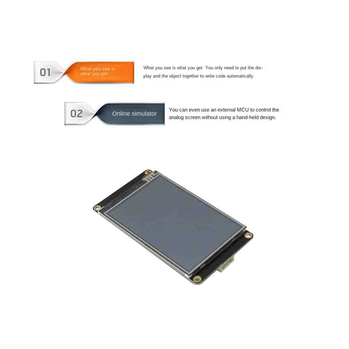 NEXTION HMI ЖК сенсорный дисплей NX4832K035 3 5-дюймовый резистивный Улучшенная серия UASRT TFT