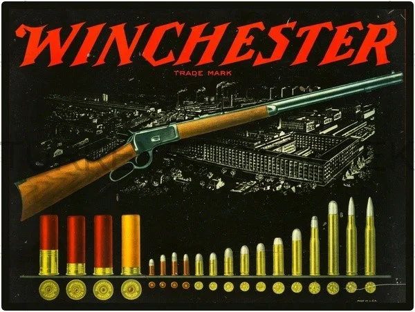 

Winchester 20 X 30 Aluminum Tin Sign (20*30cm)