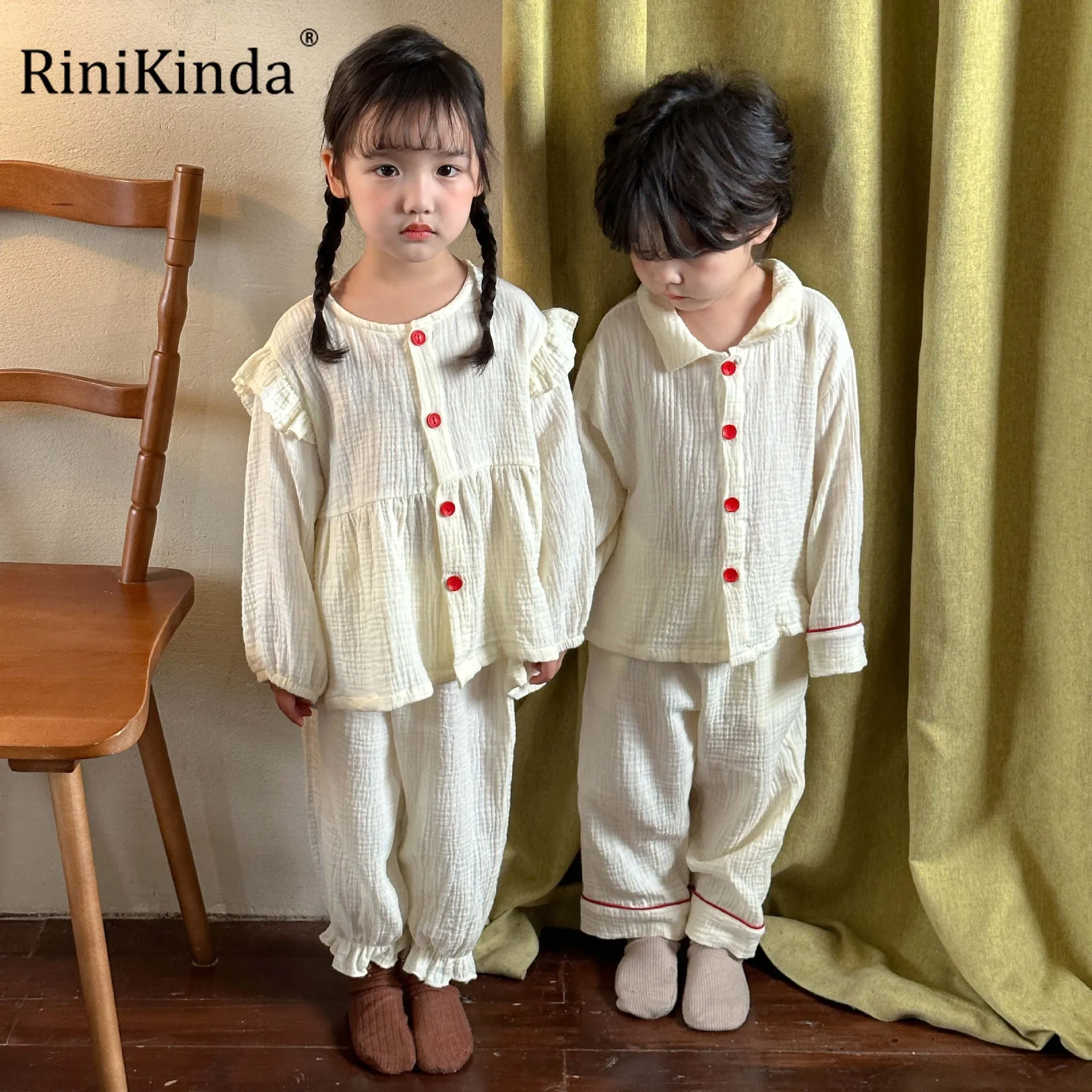 

Children Kids Clothes Sets for Boys Girls Suit Pajamas Clothinng Autumn Soft Shirts Pants 2pcs Sleepwear Outfits 2023