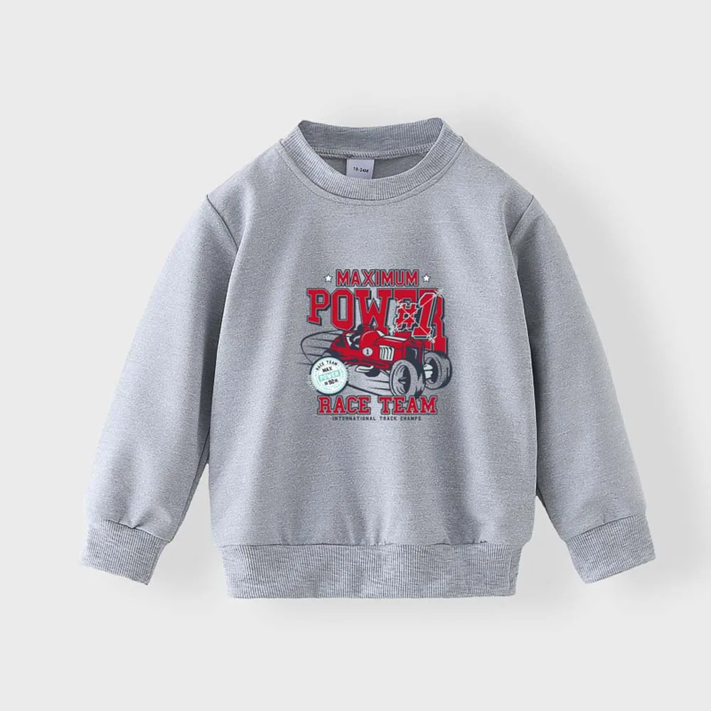 Детский пуловер с капюшоном рисунком на заказ