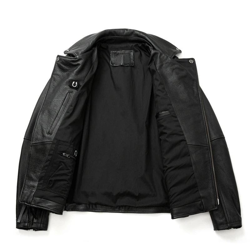 Motorcycle Leather Jacket Men Moto Riding Leather Jacket Mens Clothing Biker Coat Genuine Natural Calfskin Clothes Mens Jackets 3 Motorcycle Leather Jacket Men Moto Riding Leather Jacket Mens Clothing Biker Coat Genuine Natural Calfskin Clothes Mens Jackets 3