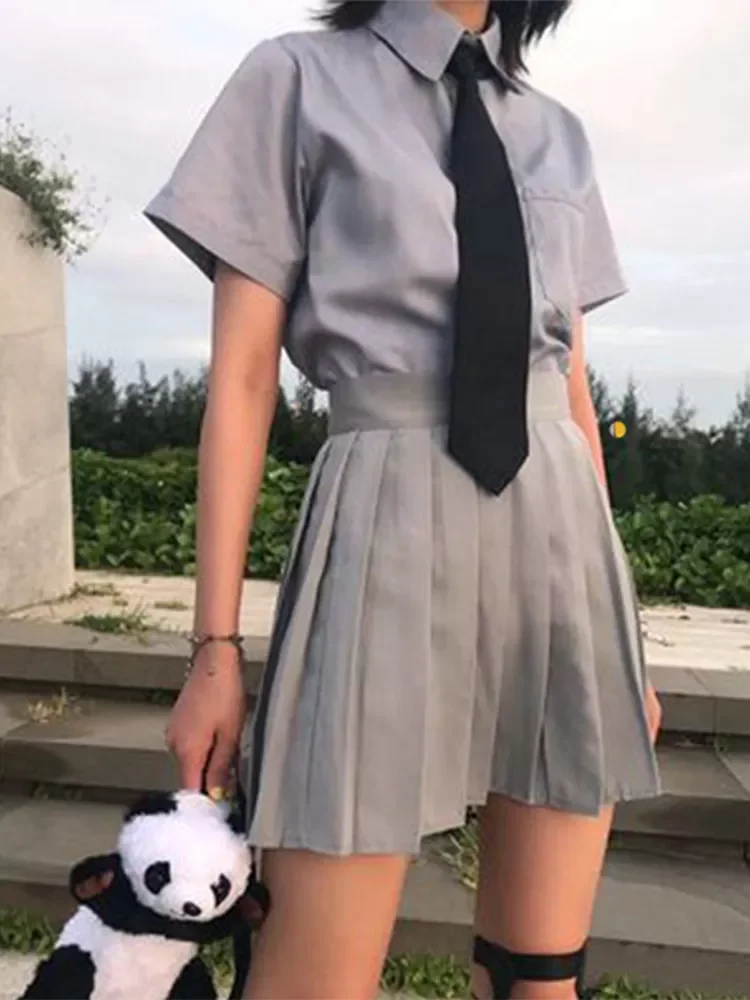 

Skirts Women Pleated High Waist Solid Casual Streetwear All-match Korean Style Trendy Novelty Daily Womens Comfortable