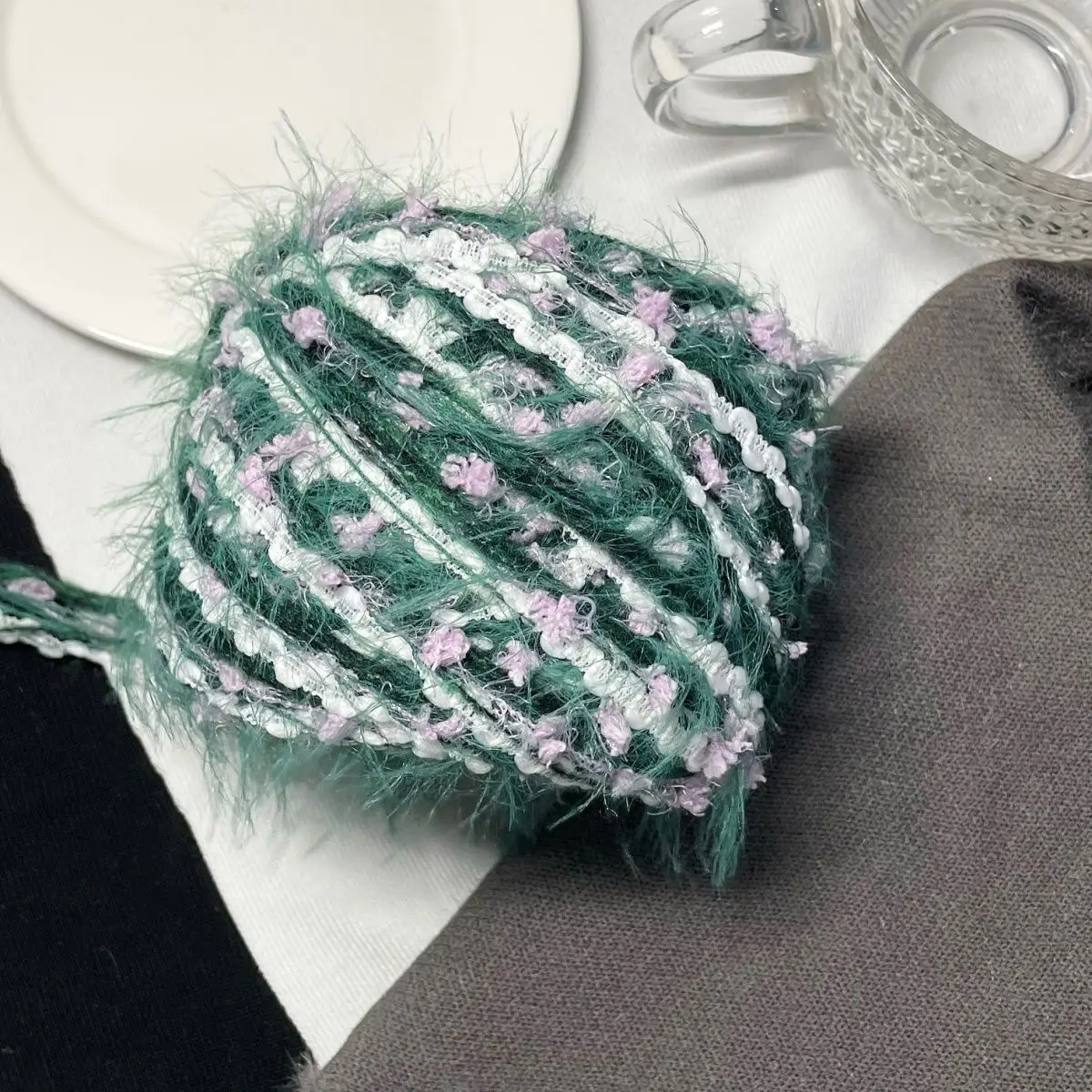 50 г лесная система длинные волосы характеристики пряжи ручная Смешанная нить