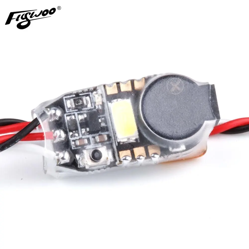 Фото Flywoo Finder V1.0: Сигнализатор с зуммером 100 дБ и LED-подсветкой для FPV-дронов, поддержка Betaflight/Cleanflight, для поиска утерянных деталей радиоуправляемых квадрокоптеров №4