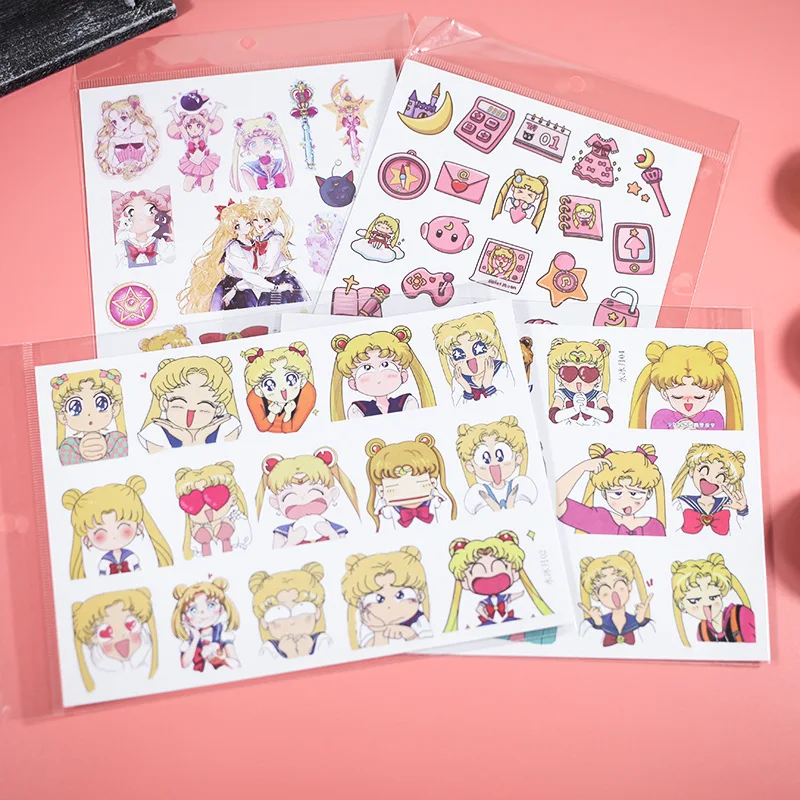 Стикеры Hello Kitty стикеры с героями аниме матрос Мун мультфильмов КТ кот девочка