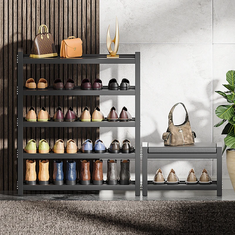 

Entryway Minimalist Shoe Rack Ritating Multilayer Portable Living Room Shoe Cabinet Entrance Hall Scarpiere Household Supplies