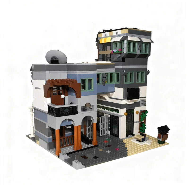 2058 деталей MOC - Ювелир - Модульные здания Альтернативный Кирпичный Банк - Модель из строительных блоков - Рождественские подарки - Коллекция игрушек - Поделки (art.: 3920dcd169743) - 3920dcd169743