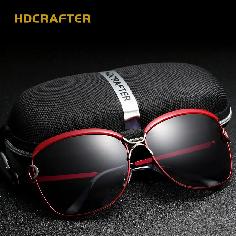 

Brand Women Man Sunglasses Polarized Elegant Star Style Sun Glasses Luxury Lunette Polarisantes Femme Gafas De Sol with Case