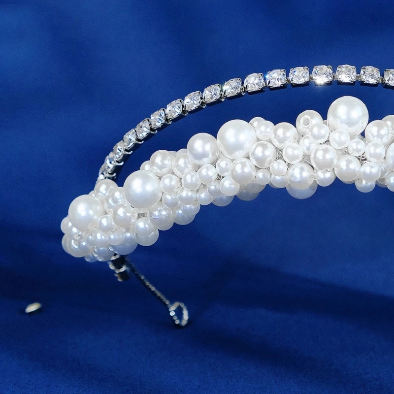 

40GC свадебные тиары головная повязка женская диадема свадебная головная повязка