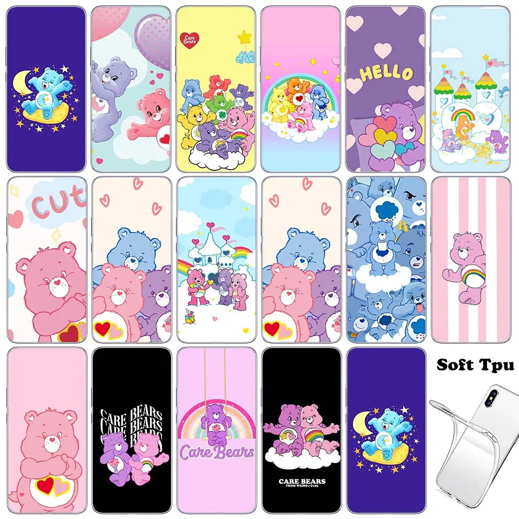 Мягкий чехол Love Heart Cares для Motorola Moto G04 G71 G73 G32 G34 G52 G8 G7 G9 G24 Power Plus E14 телефона