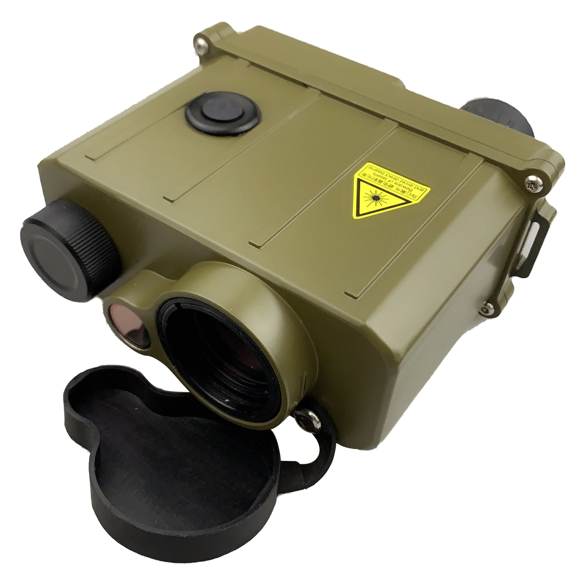 

5000m distance measurement binocular laser rangefinder for military