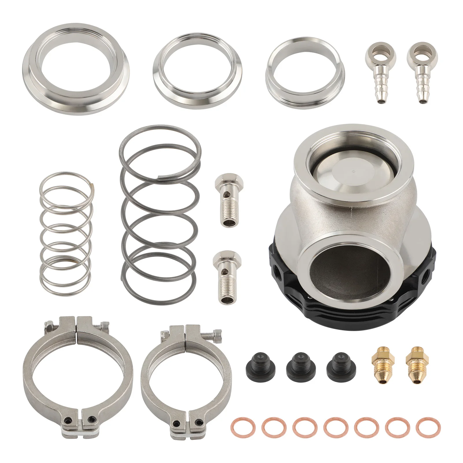 44-мм внешний охлаждаемый коллектор Turbo Wastegate фланец с V-образным диапазоном +