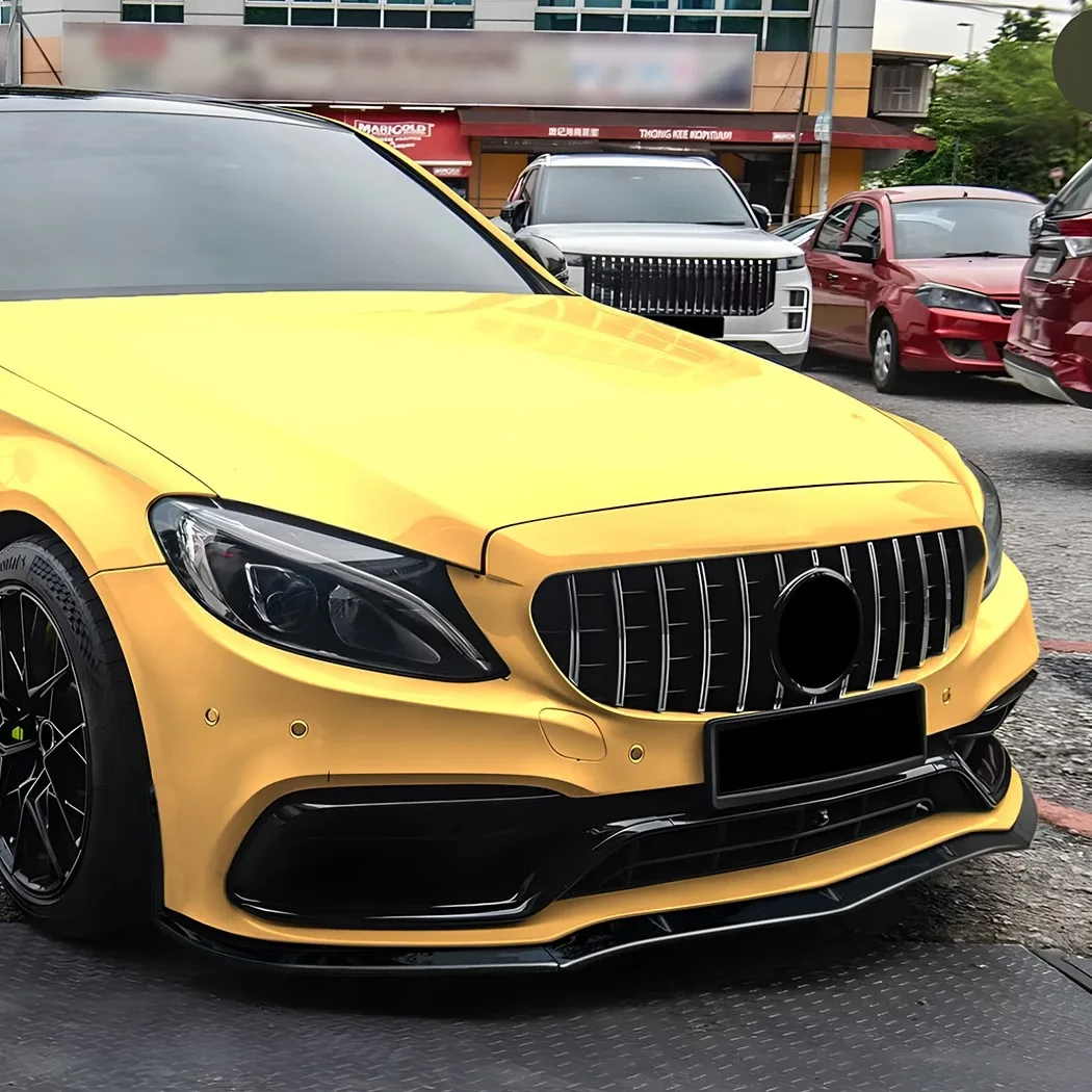 Нижний спойлер для губ, передний спойлер для Mercedes Benz C-Class W205 Four Door Sedan S205 Five Door Wagon C63 Amg 2015-2022 (art.: 3920cfdea2b21) - 3920cfdea2b21