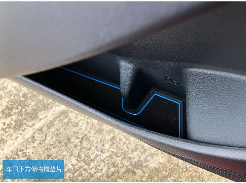 anti slip rubber cup cushion door groove mat for toyota corolla e210 210 2019 2020 2021 accessories car stickers mat for phone free global shipping