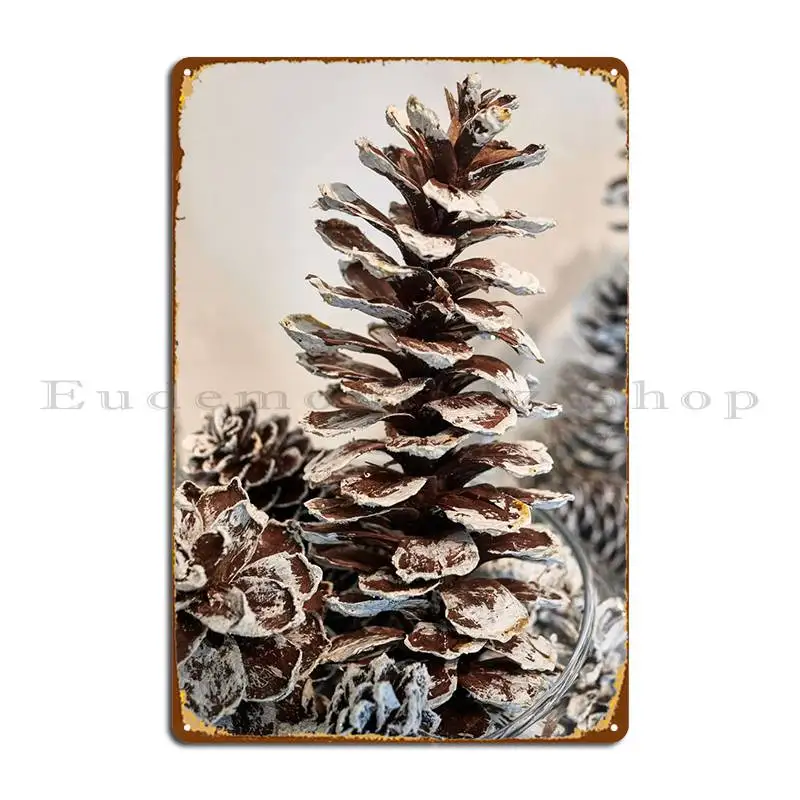 

Pinecone Рождественская декорация, металлический знак, таблички, дизайнерский паб, искусственная Клубная пещера, клубный жестяной знак, постер