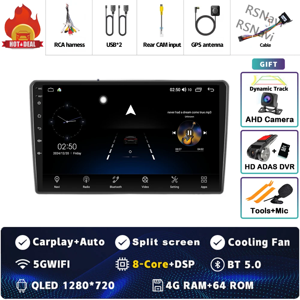 

Android 15 для Hyundai i40 2011-2019 2K QLED Android Автомобильный радиоприемник Мультимедийный видеоплеер GPS AI Голосовой CarPlay 4G Стерео