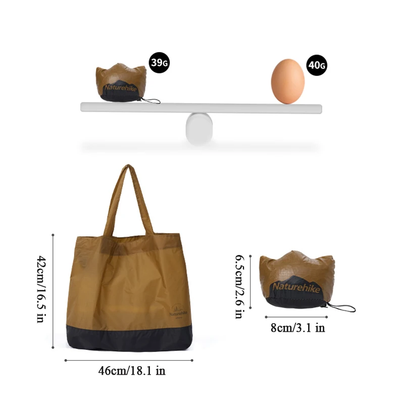 Водонепроницаемая дорожная сумка Naturehike 28L 20D