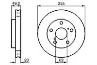 

986478726 for ten brake disc mirror CAMRY PICNIC 2.2I