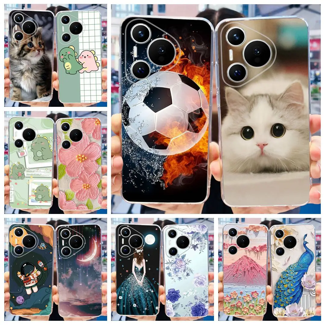 Чехол для Huawei Pura 70 Pro задняя крышка новый модный чехол с рисунком мягкий тонкий