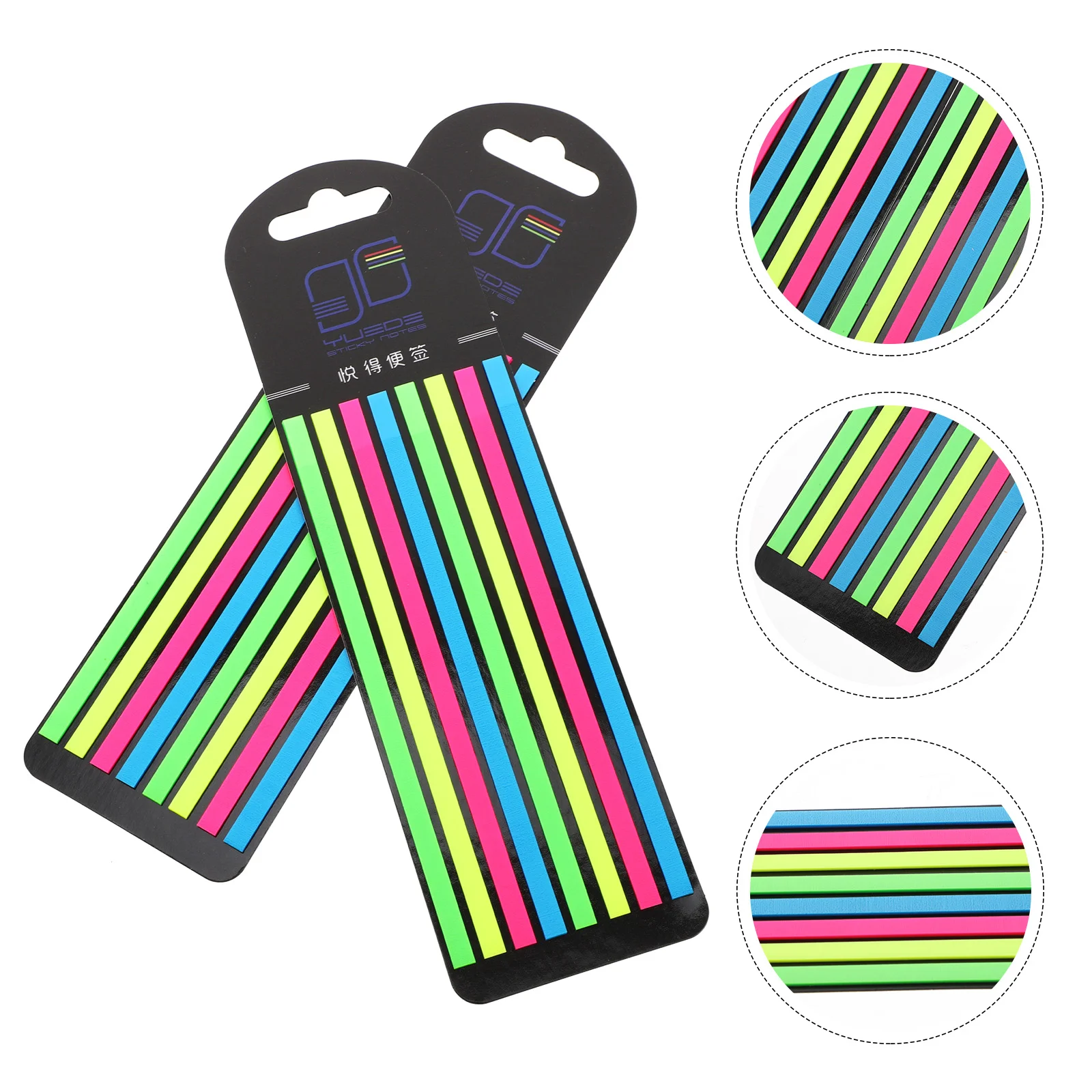 

2 Pcs Bookmark Notes Child Colored Tape Kids Dyslexia Reading Strips The Pet Supply