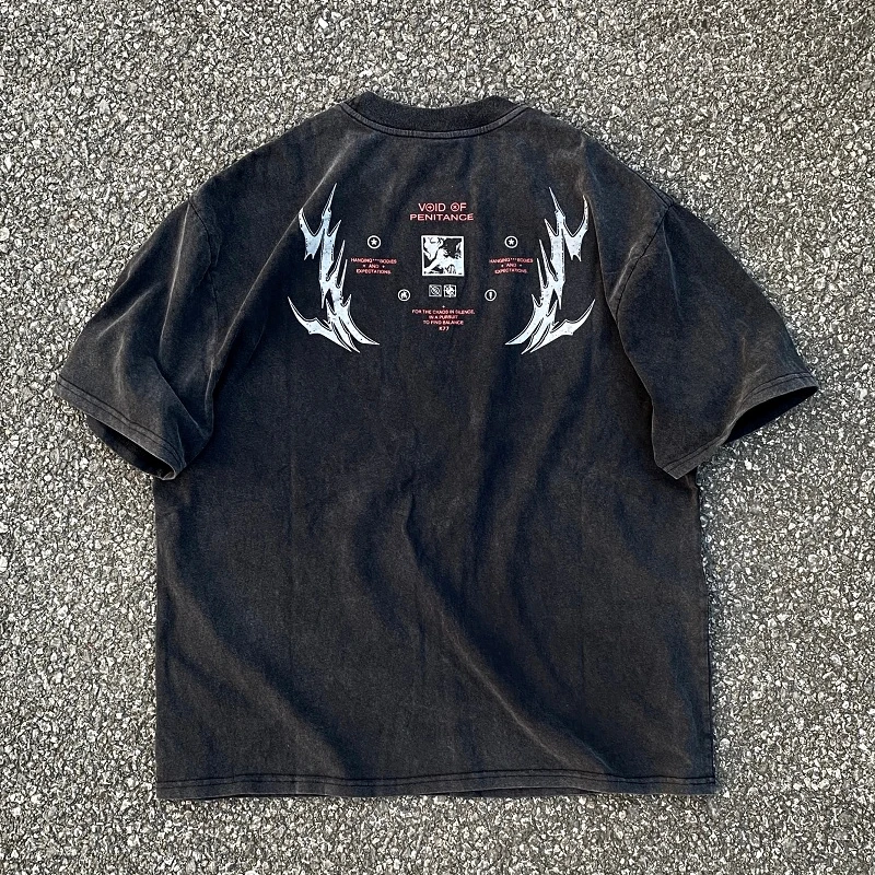 Рисунок 2 - Черные Промытые футболки в стиле