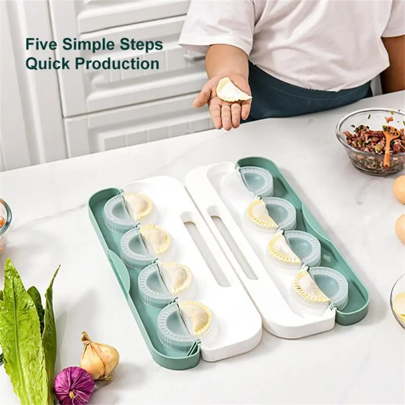 

8 Holes Dumpling Maker Lazy Special Tools For Making Dumplings Hand-Made Dumpling Machine Mold Kitchen Accessories Gadget Sets