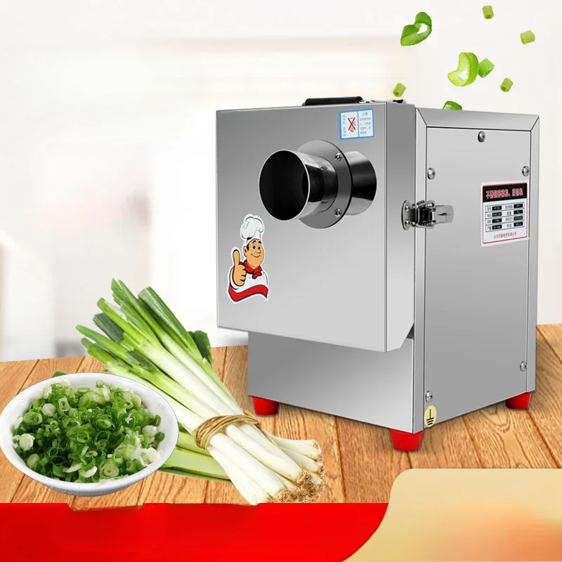 Коммерческий измельчитель овощей 220 В слайсер для резки зеленого лука сельдерея