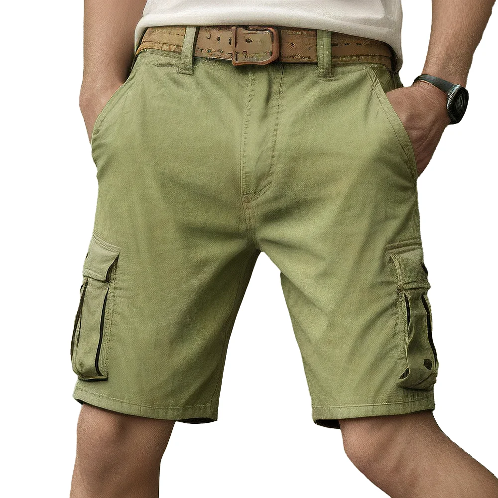 

Mens Cargo Shorts Fading Retro Vintage Washed Out Color