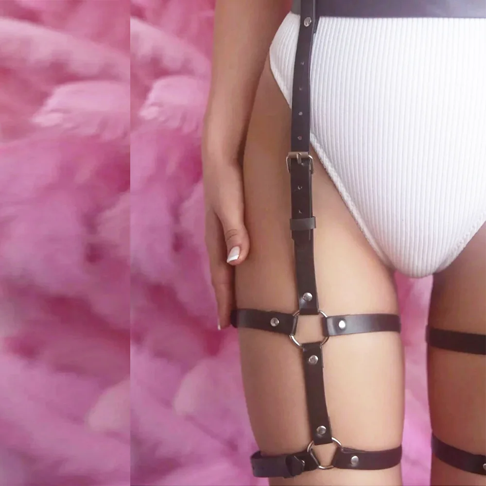 Сексуальное готическое кольцо до бедра в стиле панк Регулируемый аксессуар