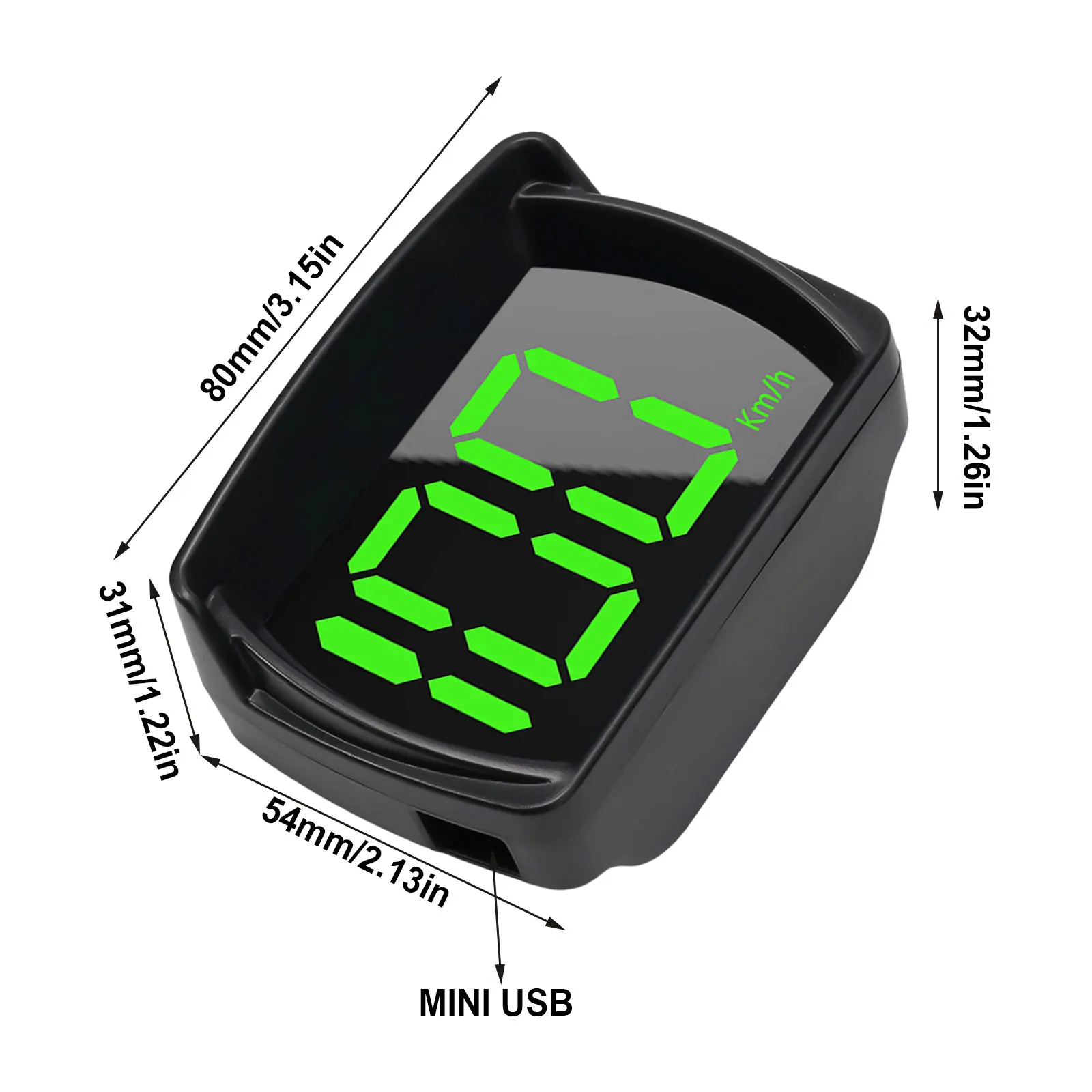 HUD GPS проекционный дисплей спидометр одометр цифровая скорость автомобиля