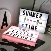 dropship hot sale letters numbers signs symbol for a4 a5 night lights lightbox creative combination diy card for led light box