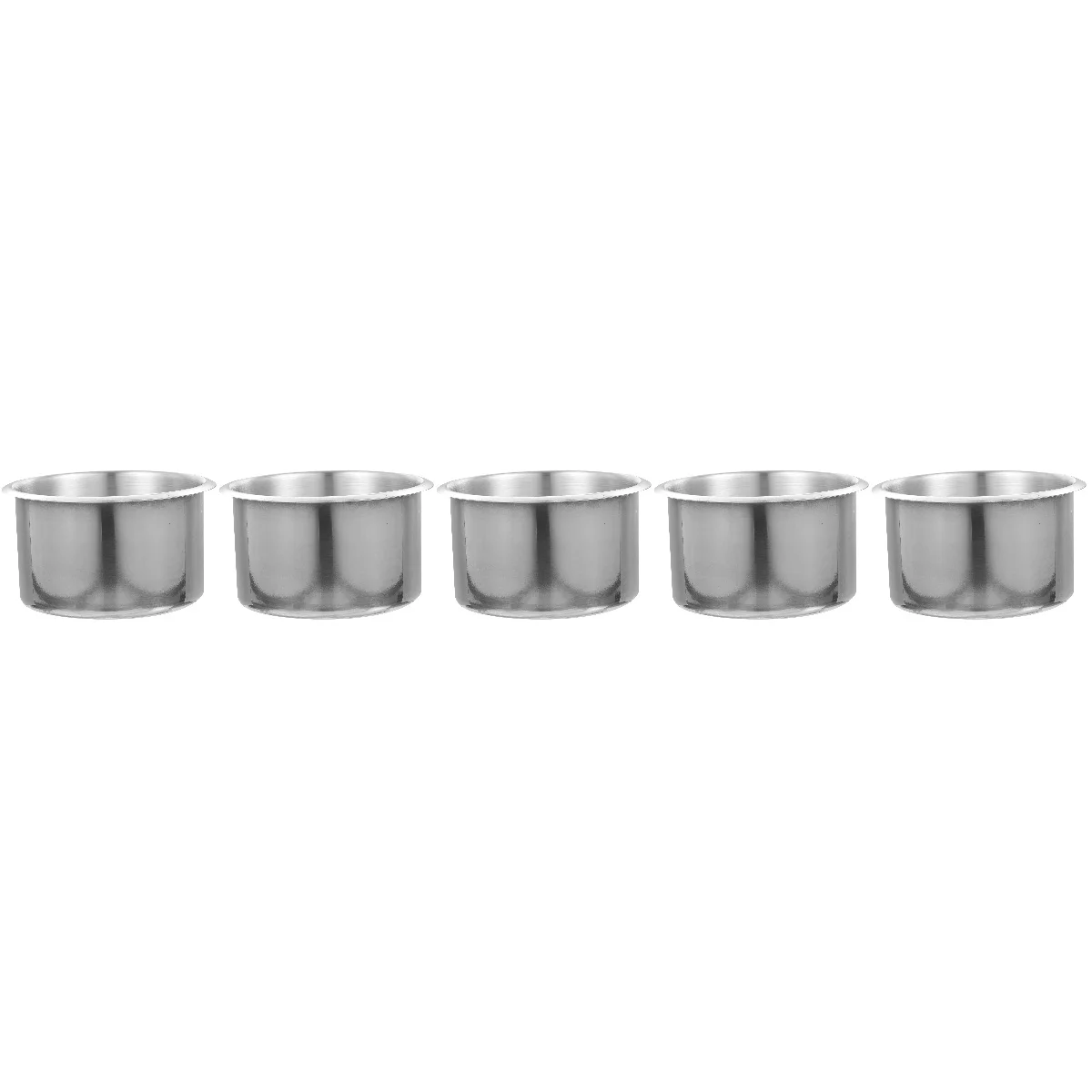 

5 Pack Stainless Steel Cup Holder Universal Car Holders Boat Couch Extra Your Seat Table Tray