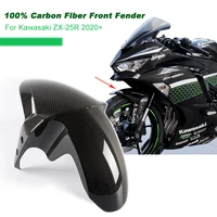 zx 25r 2020 2022 motorcycle accessories front fender front mudguard 100 carbon fiber for kawasaki zx 25r zx25r 2020 2021 2022