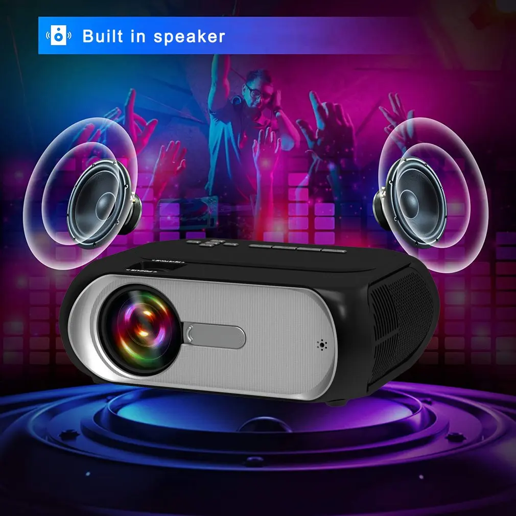 

Projector High-definition Home Projector Mini Portable WIFI Projector Media Player Home Cinema Handheld Projector
