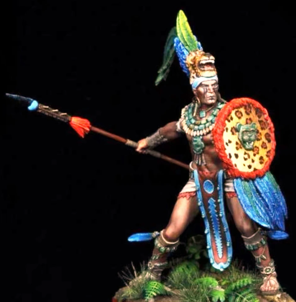 Викинг фигурка смола 75мм. Marcomannic. Warrior 75. Пегасо моделс. Германский воин.