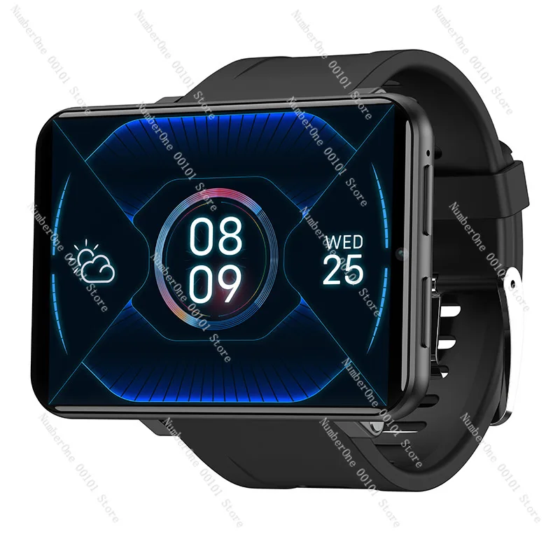 Фото Умные часы DM100 4G, смарт-часы с большим экраном на Android, слотом для SIM-карты, GPS, функцией звонков и мониторингом сердечного ритма, водонепроницаемые по стандарту IP67 №2
