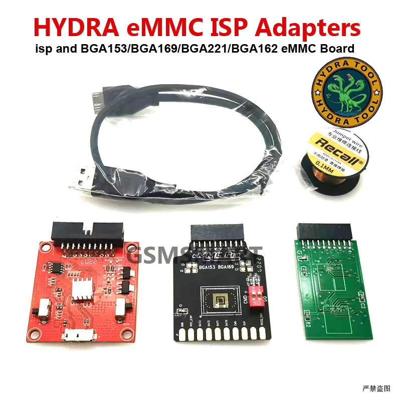 Инструмент Hydra 2025 адаптеры eMMC ISP инструмент с контактами и поддержка USB 3.0 для
