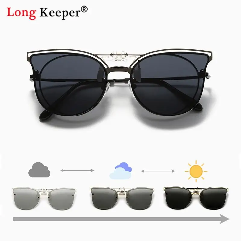 Солнцезащитные очки с клипсой LongKeeper для мужчин и женщин поляризационные