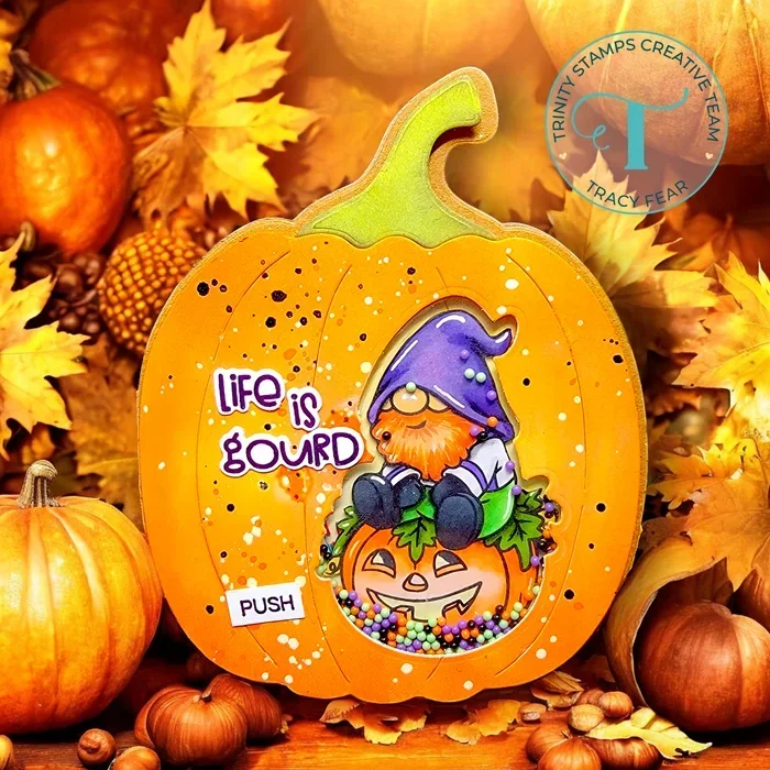 Рамка круглая тыква кофе пирог дерево конфеты ведро веб-дизайнер полная луна