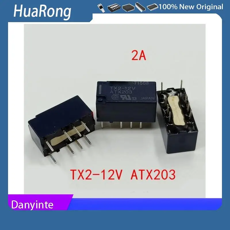 Новинка, 5 шт.-10 шт., фонарь ATX203, TX212V, 12 В, 2 А, DIP8