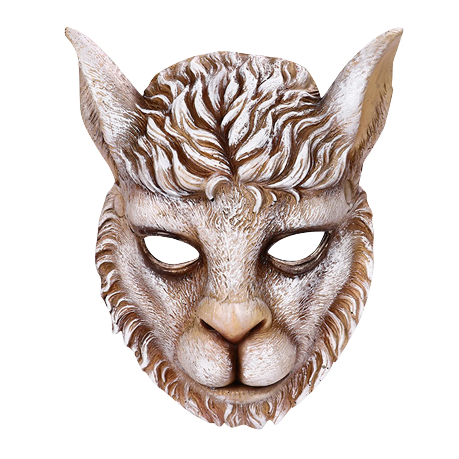 Латексная маска в виде головы льва на Хэллоуин костюм для ролевых игр реквизит